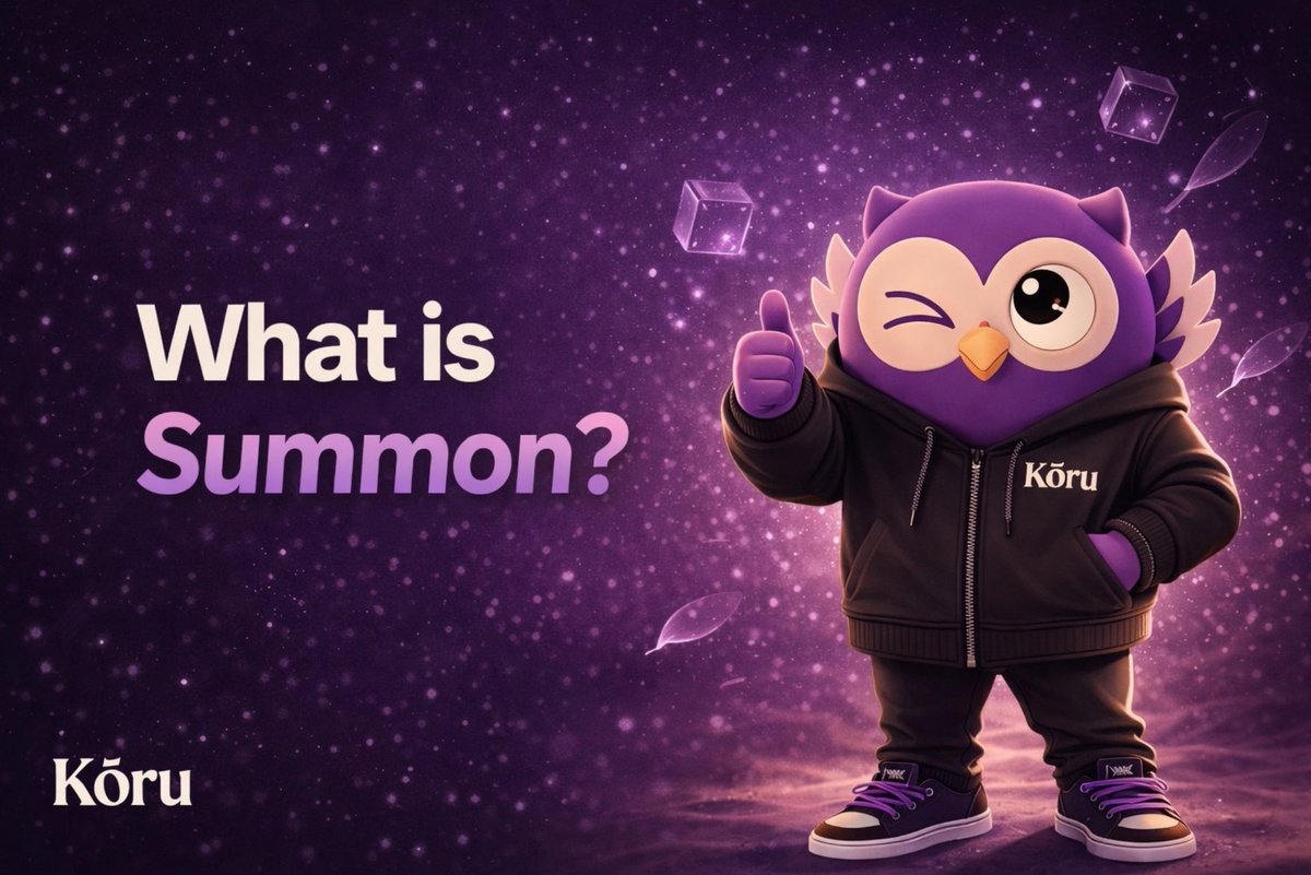 koruapp's tweet photo. 𝐖𝐡𝐚𝐭 𝐢𝐬 𝐚 𝐒𝐮𝐦𝐦𝐨𝐧 𝐎𝐧 𝐊𝐨𝐫𝐮?

A Summon is a public pledge.

When you want to reach someone who isn't on Kōru yet, you don't send a message into the void. 

You create a Summon. You search for them by name or X handle. 

You state what you'd be willing to pay for their time. 

You write a brief explanation of why you want to connect. And you make it public.

That's it. No money changes hands at this point. 

No commitment is made. Just a clear, visible signal that says: I am serious enough about this conversation to put a number on it.

𝗪𝗵𝗮𝘁 𝗵𝗮𝗽𝗽𝗲𝗻𝘀 𝗻𝗲𝘅𝘁?
Your Summon lives on the platform.
Other people who want access to the same person can find it and back it with their own pledge.
Every backer adds their name and their number to the same public signal.

Now instead of one person sending a cold DM — there's a growing, visible, financially-weighted demand. 

40 people. 80 people. $5,000 in pledges. $15,000.

That's not a message anymore. That's proof of market.

𝗪𝗵𝗮𝘁 𝗱𝗼𝗲𝘀 𝘁𝗵𝗲 𝘁𝗮𝗿𝗴𝗲𝘁 𝘀𝗲𝗲?
Before they commit to anything, before they even join the platform, the person being summoned can see exactly how much demand exists for their time. 

Not a notification from a stranger. A real number, backed by real people, showing exactly what the market is willing to pay for one conversation with them.

That changes the entire dynamic of the ask.

𝗪𝗵𝗲𝗻 𝘁𝗵𝗲𝘆 𝗷𝗼𝗶𝗻 — 𝘄𝗵𝗮𝘁 𝗵𝗮𝗽𝗽𝗲𝗻𝘀?

Every backer can then engage directly through Kōru's standard escrow flow. 

Their payment goes into a smart contract. 

The Host responds within the defined window — funds release automatically. 

They don't respond — the backer gets every cent back. On-chain. Instant.

No risk. No chasing. No hoping. Just a guaranteed outcome either way.

𝗪𝗵𝘆 𝗱𝗼𝗲𝘀 𝘁𝗵𝗶𝘀 𝗺𝗮𝘁𝘁𝗲𝗿?

Because access has always been broken in one specific way — it rewards proximity, not seriousness. 

The person who gets the reply isn't always the one with the best idea. 

It's the one who already knows someone who knows someone.

The Summons Protocol dismantles that. 

Anyone can create a Summon. 

Anyone can back one. 

The signal is public and the economics are transparent.

 A first-generation builder with no network but a serious ask can generate the same visibility as someone with every warm intro in the world.

That is what fair access looks like.

Stay tuned — a full how-to video walking through the Summons Protocol is dropping soon.

https://t.co/Z0F5QuoDVj