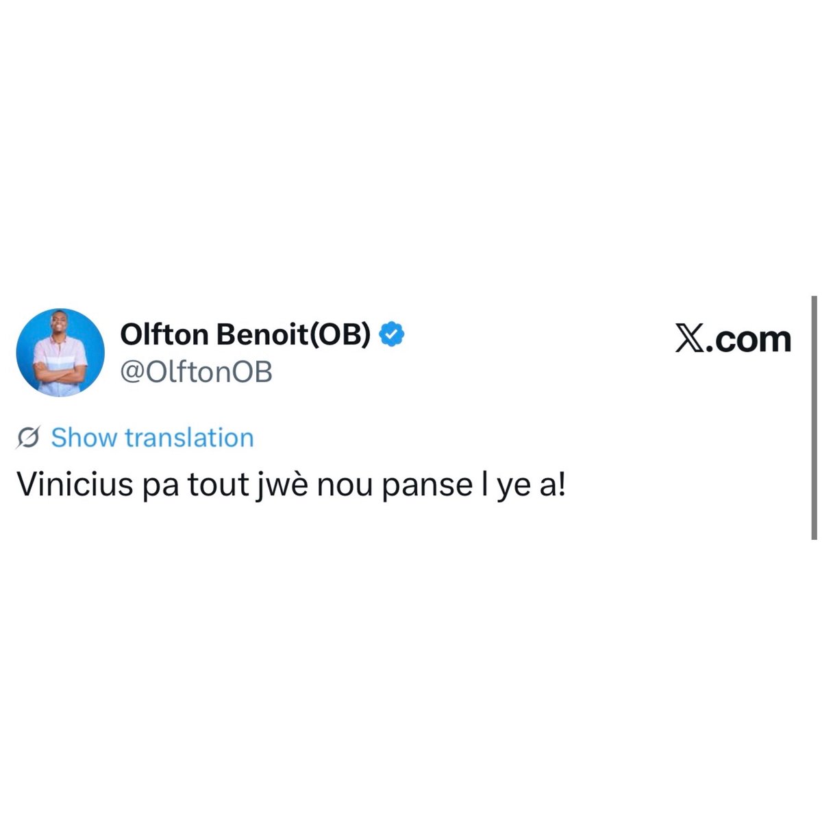 Marc Chéry 🇭🇹🐺 tweet media