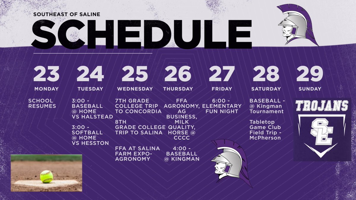 Southeast of Saline Trojans tweet media