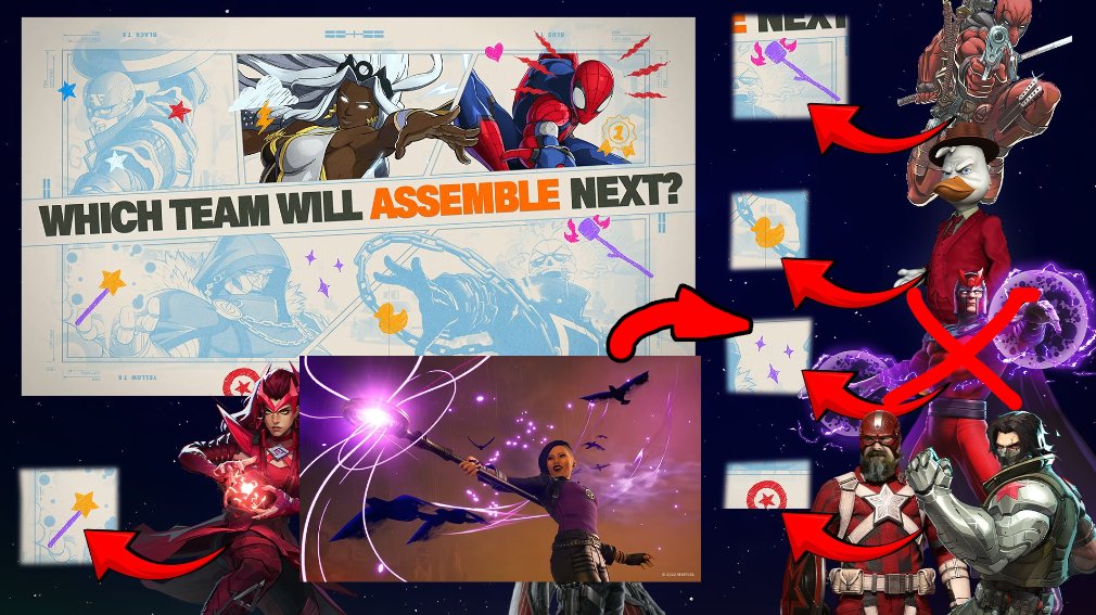 For your consideration, instead of the purple stars representing Magneto they are teasing Nico Minoru as Doctor Doom will lead a team of magic casters :3