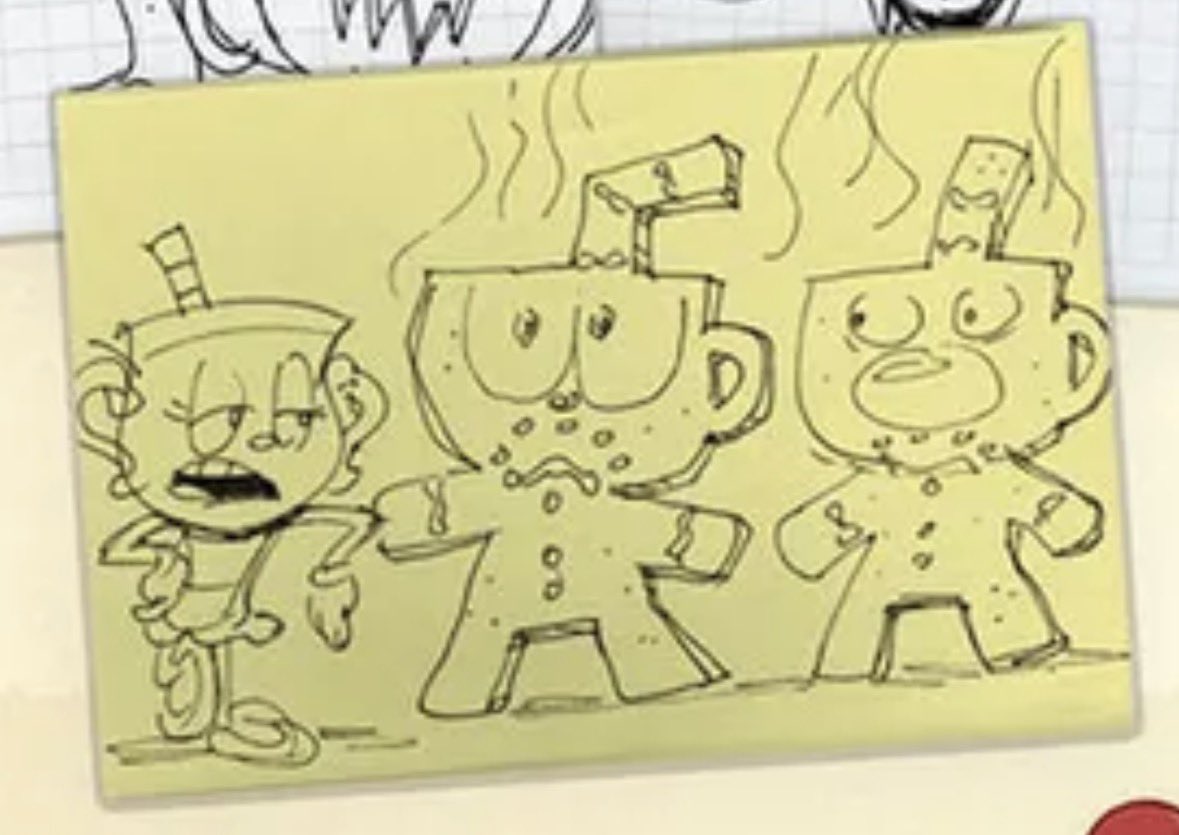 ArtOfDex3's tweet photo. shit from the cuphead show art book I like https://t.co/BKJw3iBqBd