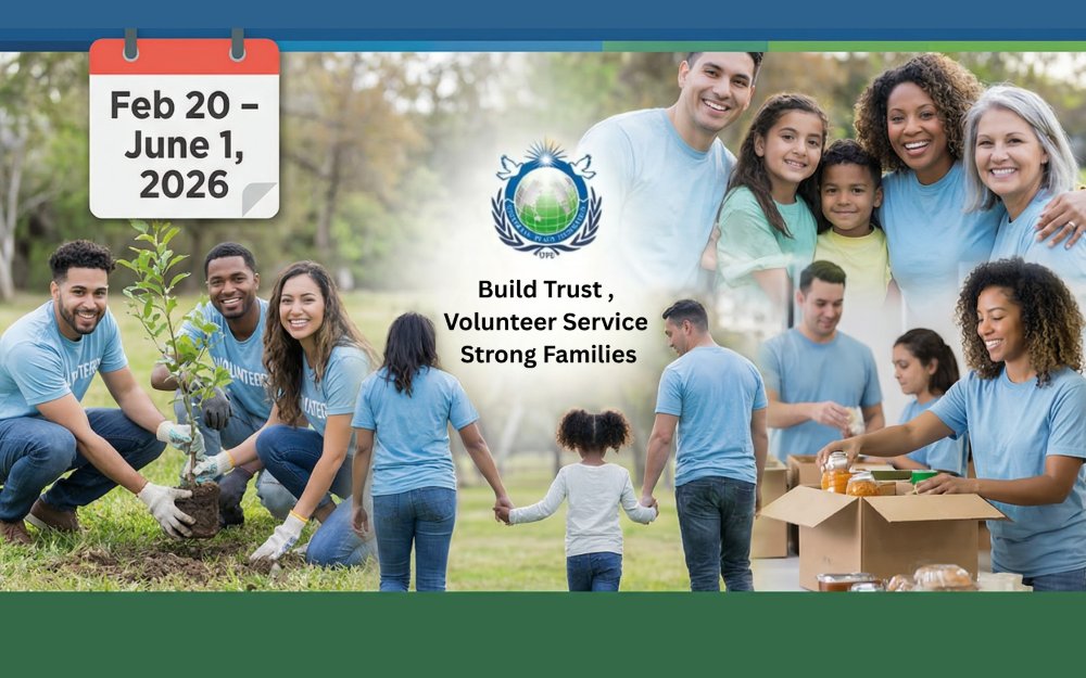 ukUPF's tweet image. 20 Feb–1 Jun 2026, Universal Peace Federation launches 100 Days of Serving Community—inviting cross-sector partners to build trust through cooperation &amp;amp; volunteer service until the  Global Day of Parents. Read: uk.upf.org/service-to-soc… 
#SocialCohesion #Volunteering #UPF