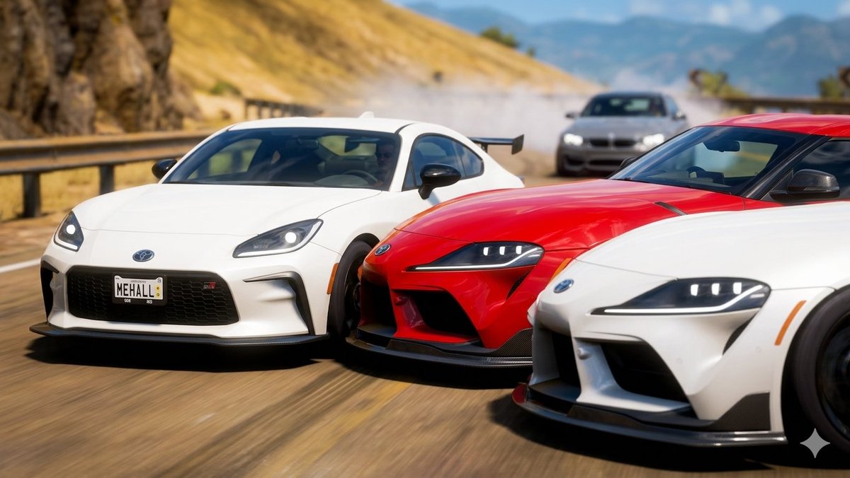 mpg218's tweet photo. NEW EVENTLAB: THE VOLCÁN PASS 🌋
​8.9 miles of tight hairpins &amp; steep elevation drops. Can you beat me? 🏁
​🏎️ Toyota 86 (A 800)
🆔 587 883 301
⏱️ My Time: [06:35:341]
​Drop your times! 👇
#ForzaHorizon5 #EventLab #FH5 @ForzaHorizon https://t.co/ti9E6YDBvU