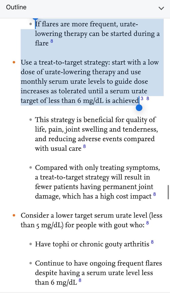 promisealharbi2's tweet image. If flares are more frequent, urate-lowering therapy can be started #during a flare