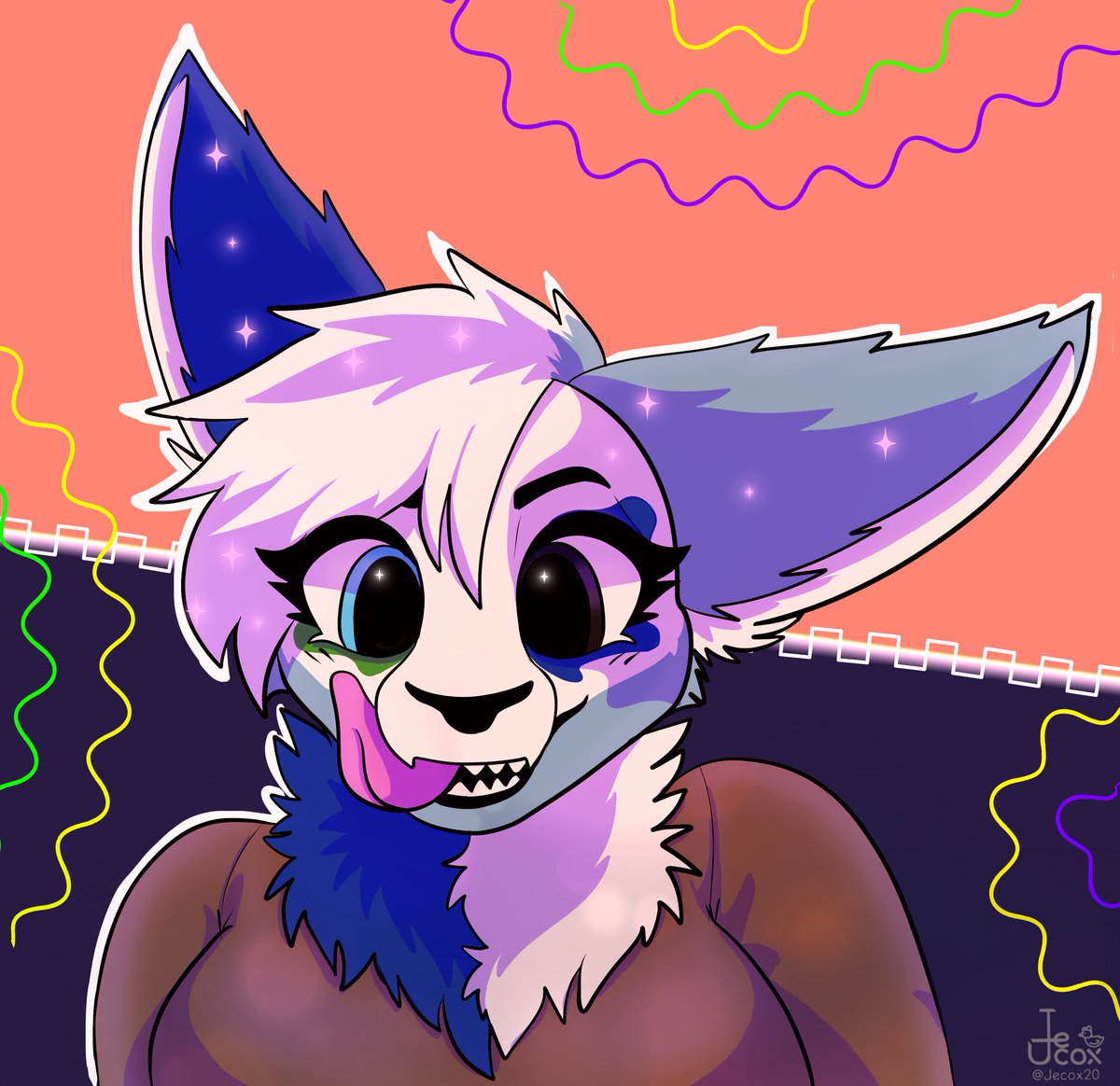 JeCox20's tweet photo. Commission for @Kajzerkus 💜✨ https://t.co/S3kusFZHIK