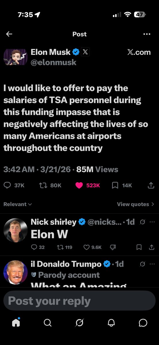 LangRacey's tweet photo. @catturd2 85 million when I looked 🤯🤯 https://t.co/bEqc2kF29B
