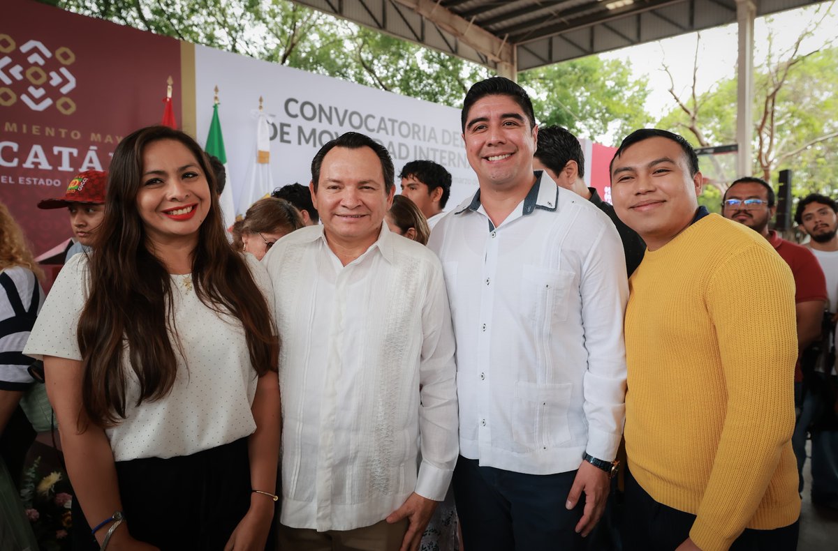huachodiazmena's tweet photo. Dimos inicio al Programa de Movilidad Internacional 2026, una iniciativa donde jóvenes estudiantes yucatecas y yucatecos vivirán una experiencia académica y profesional en el extranjero que les cambiará la vida. 🌎 ✈️ 🎓 https://t.co/mmZAgaFCWu