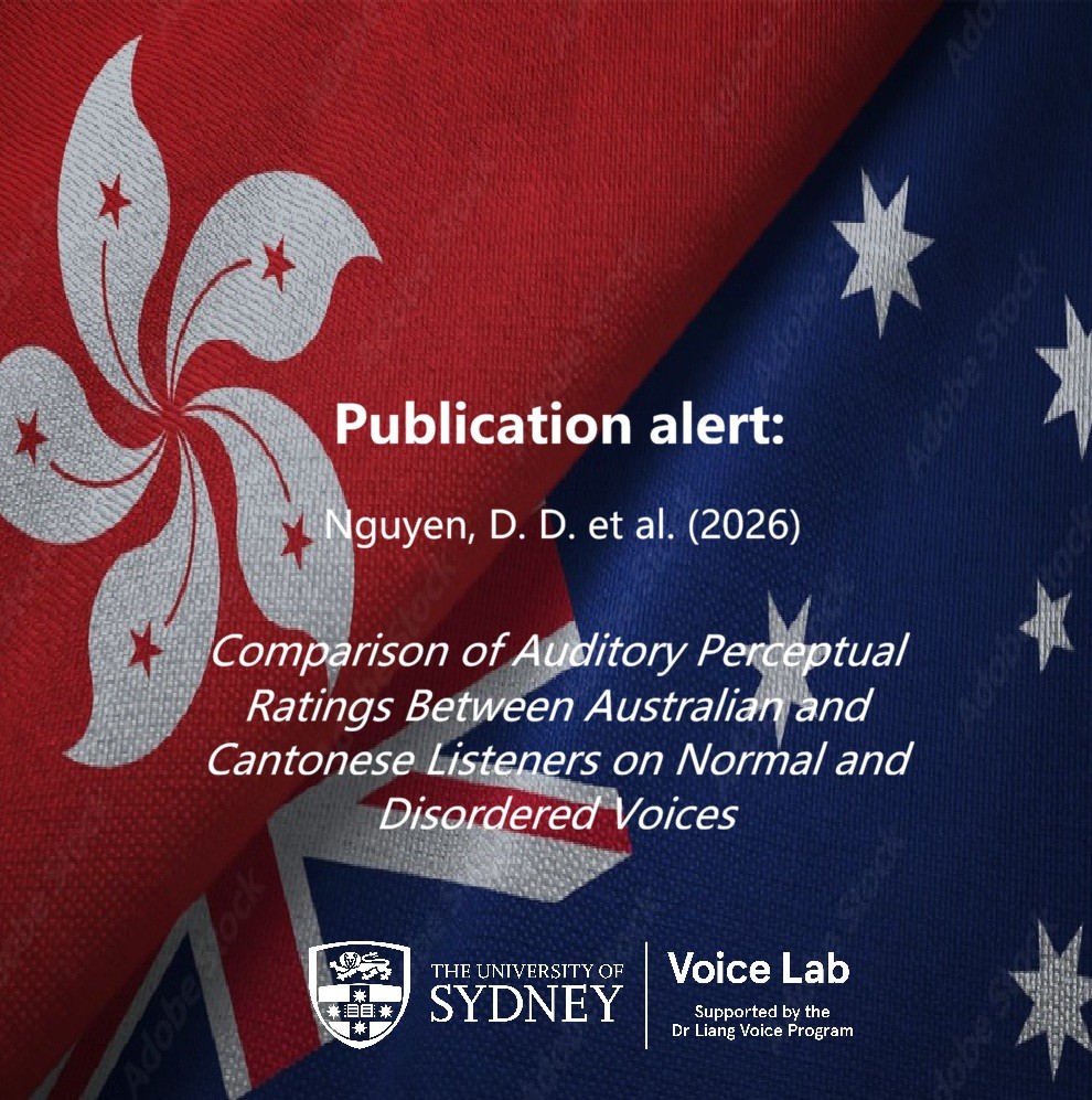 The University of Sydney Voice Lab tweet media