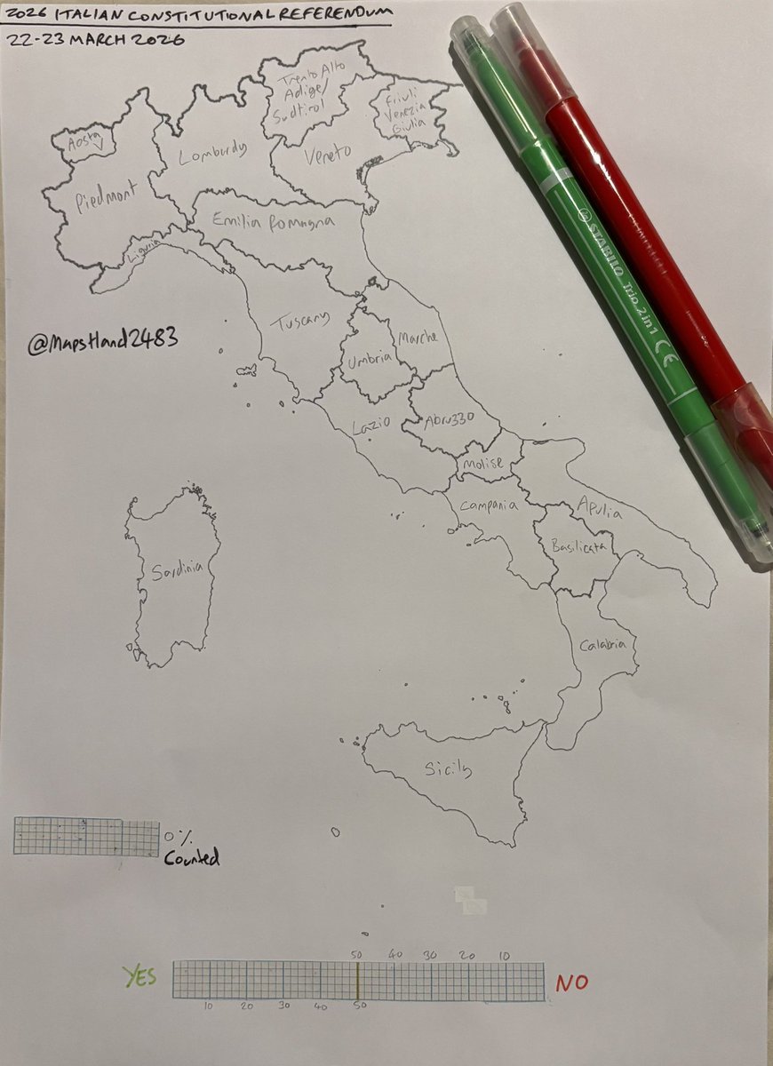 Hand-Coloured Election Maps tweet media