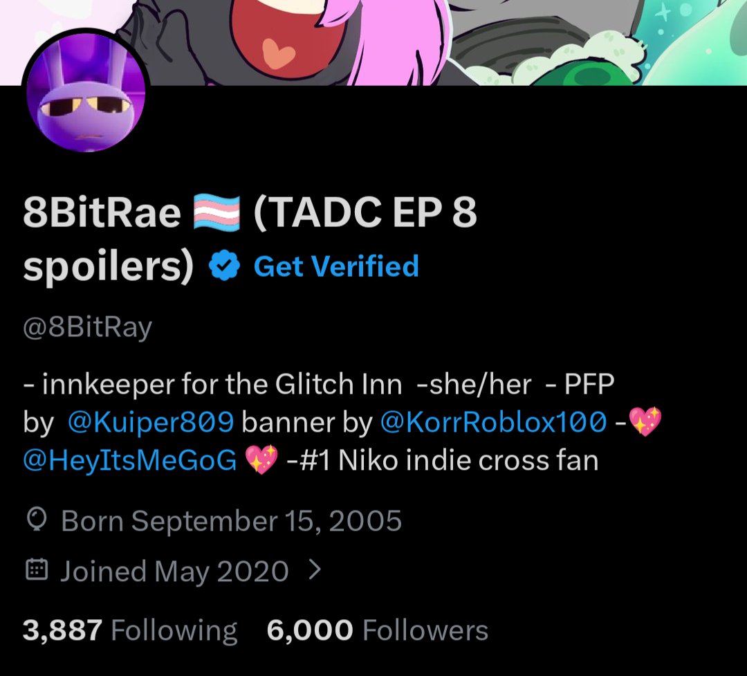 8BitRae 🏳️⚧️ (TADC EP 8 spoilers) tweet media