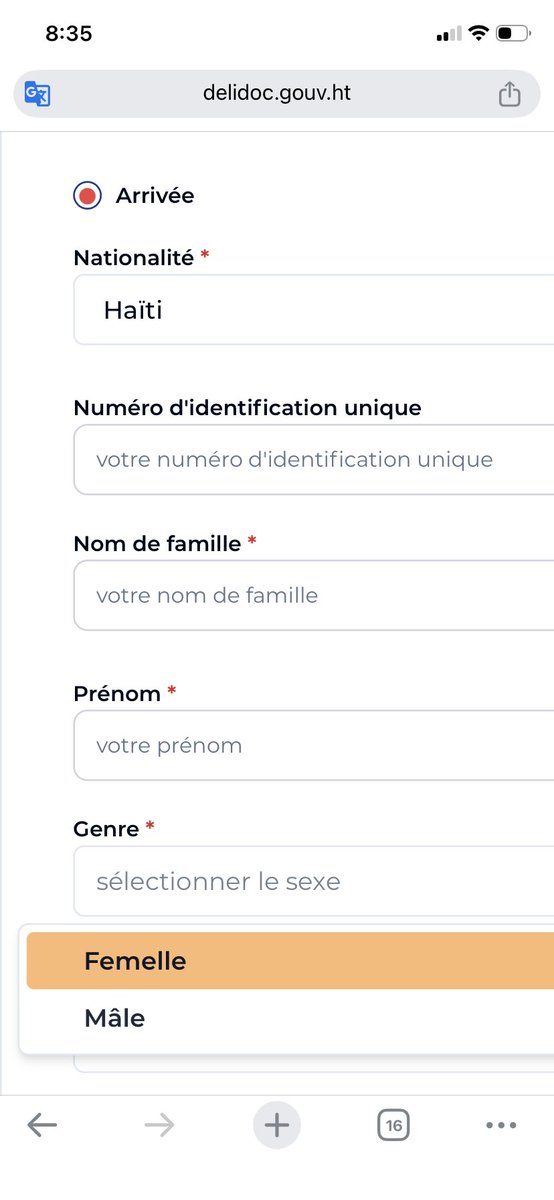 JonckaEvens's tweet image. Mwen ap mande @Immigrationhaiti pou verifye site #Ikat yo ap fè promosyon pou li a, paske li genyen yon Erè nan konfigirasyon sèvè (serveur ) delidoc.gouv.ht. Paske li bay yon Boucle infinie nan chan Sexe la, sa esplike kè li pa li komand lan . Al korige li souple.