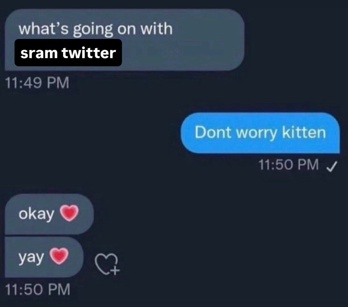 sram pilled (lulu) tweet media