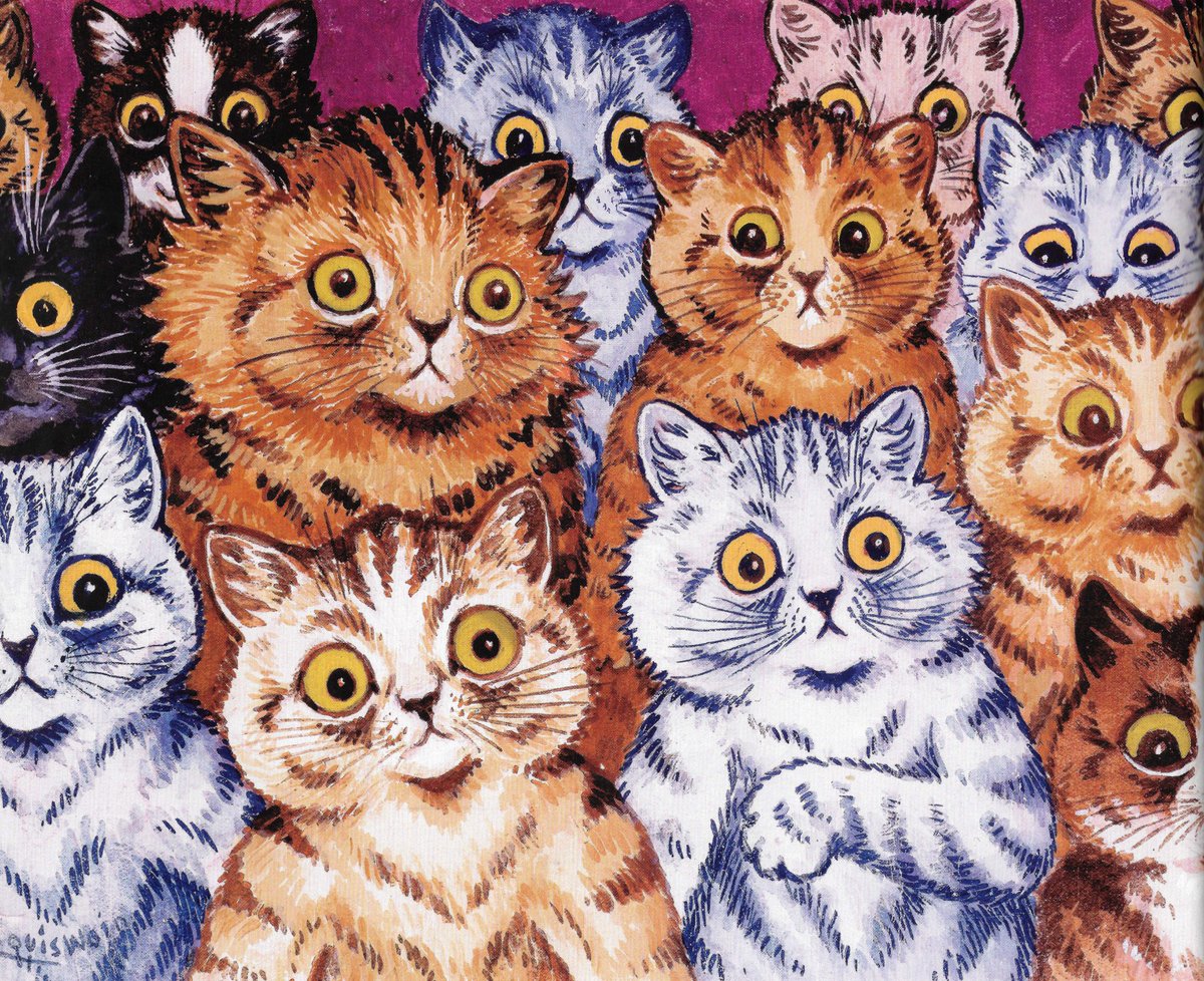 Louis Wain Bot tweet media