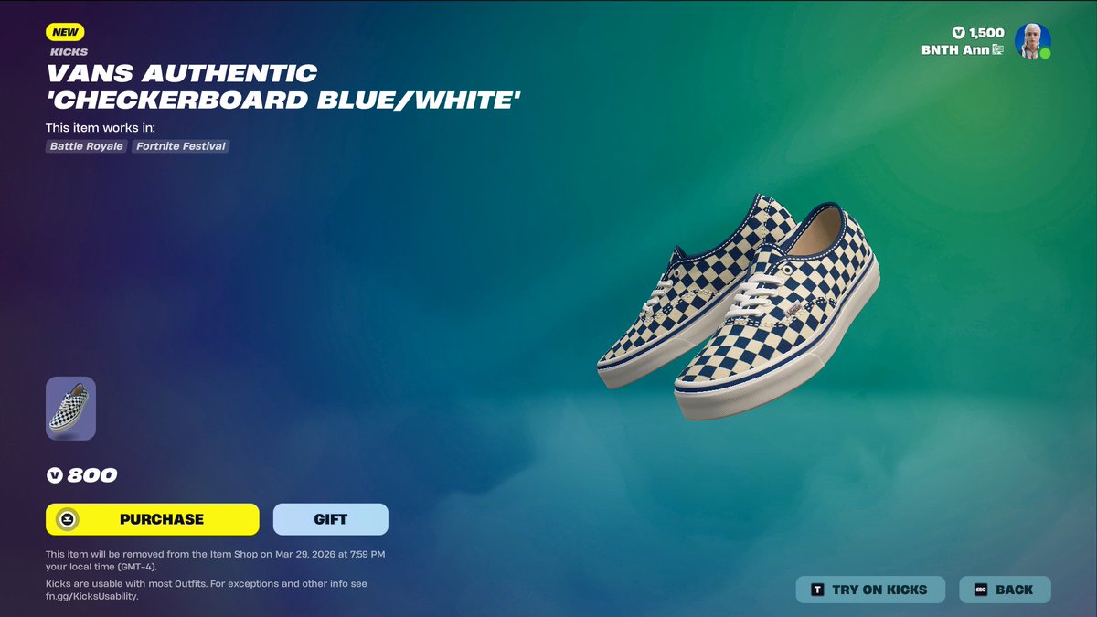 Ducky The Gamer's Locker Bundle is 200 v bucks, What an amazing deal 😳
Some NEW Shoes are also in the Shop too. Not a bad shop, could be better apart from collabs in my opinion. 🫠
The Last Rare Skin (by days) was Dante which was in Novmeber of 2025.....