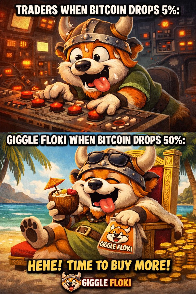 harryro2010's tweet photo. When the market dips but you remember you're holding Giggle Floki π
About 50%
Suddenly the stress disappears.
#GiggleFloki #CryptoMeme #Floki
@GiggleFloki #GiggleFlokiArmy https://t.co/wOmKSG006h