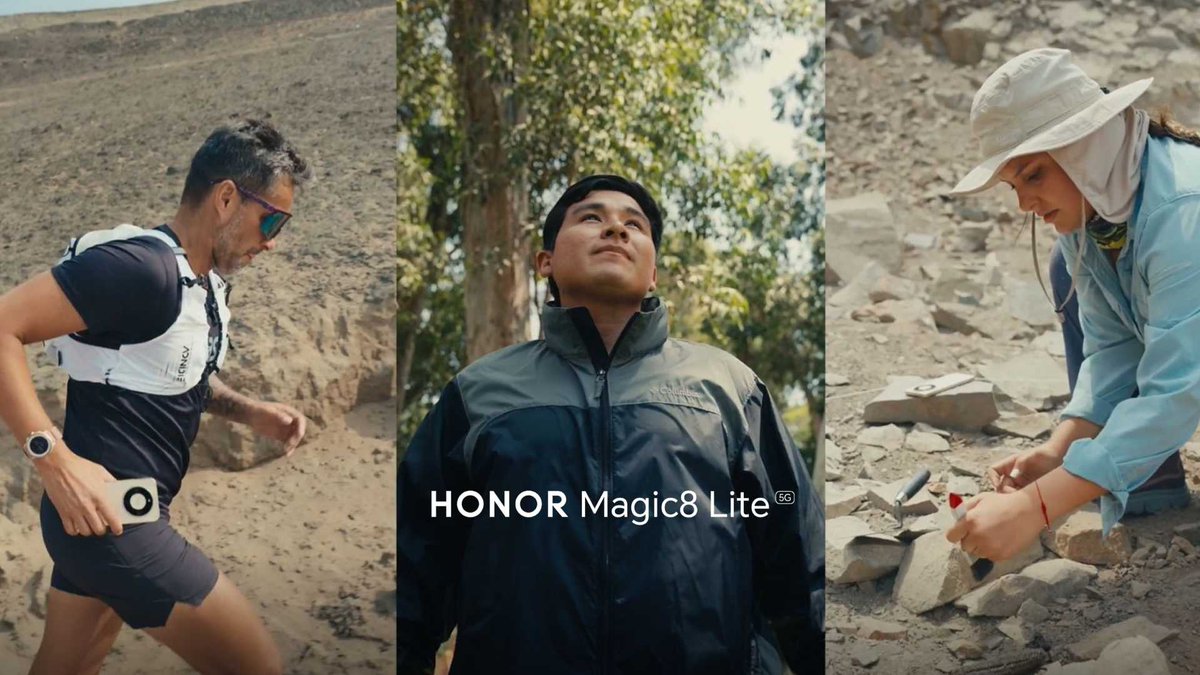 📱 El HONOR Magic8 Lite sobrevivió la Patagonia, excavaciones y trail running. IP69K, batería 8300mAh y cámara IA 108MP desde S/1,379 en Perú. Conoce más en Comunidaria.

🔗 comunidaria.com/honor-magic8-l…