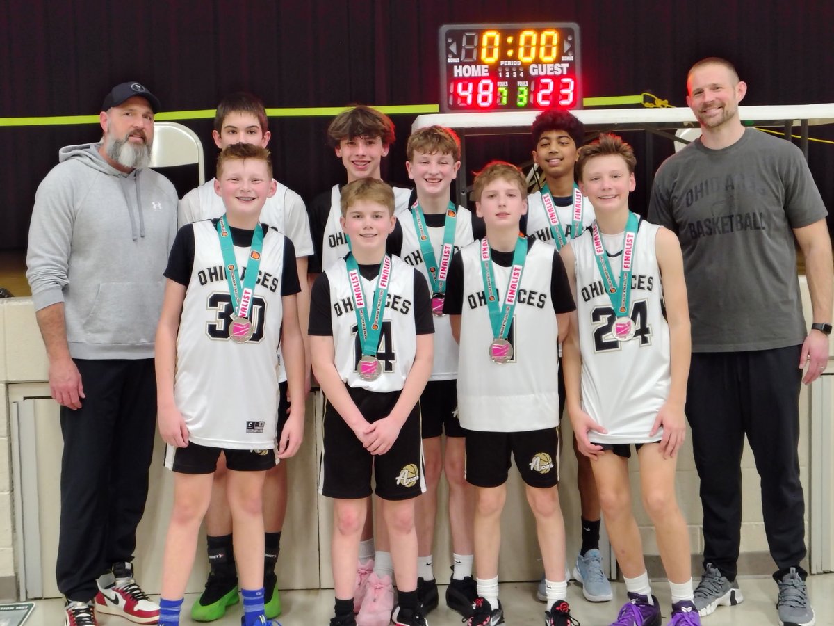 aces_ohio's tweet photo. Congratulations to the Ohio Aces 7th Grade Boys Gold team!!! War on the Court Silver Champions!!!🥇🏀 https://t.co/j66qT4ZO0n