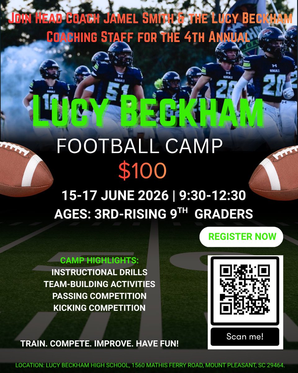 Beckham HS Football tweet media