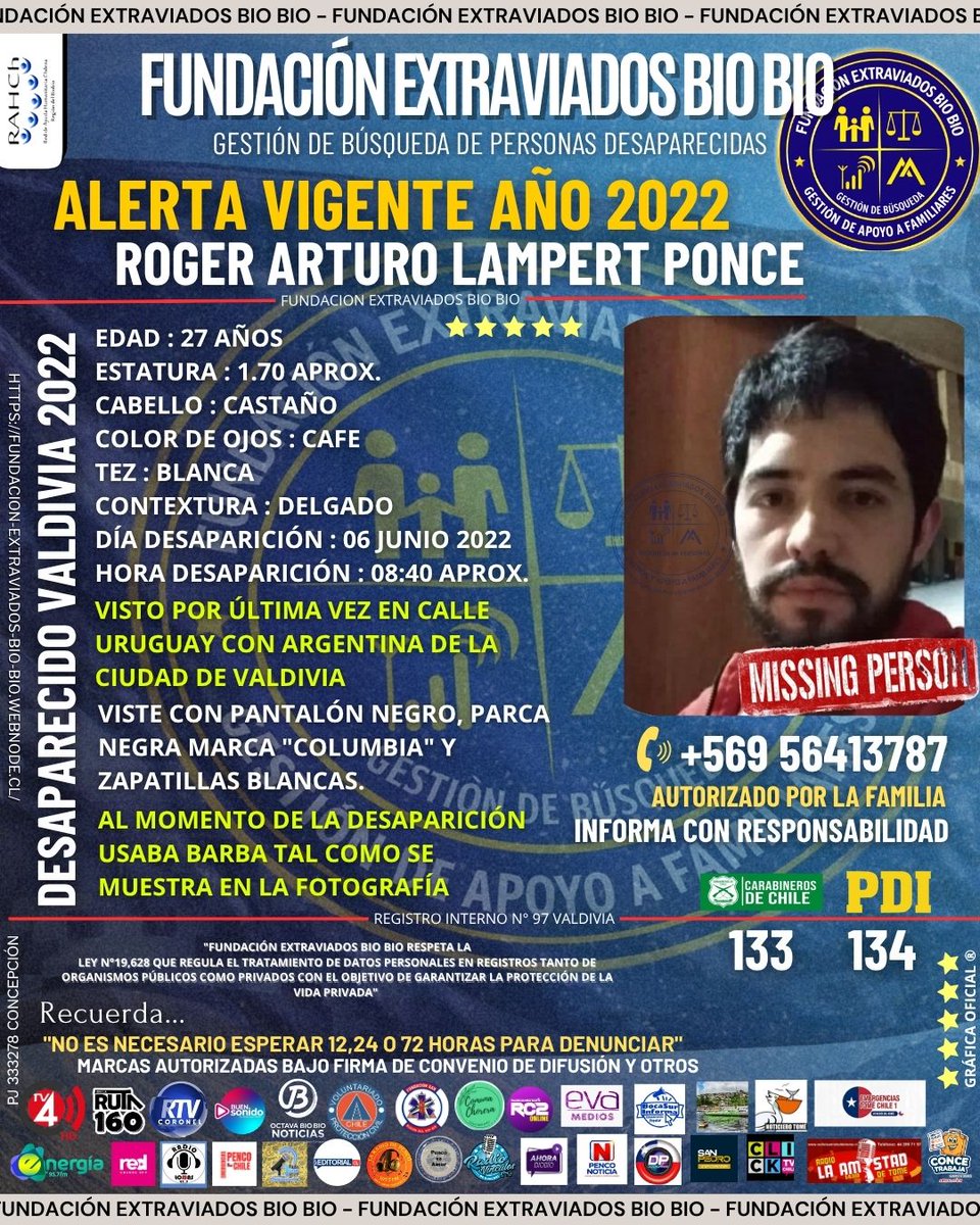 FUNDACIÓN EXTRAVIADOS BIO BIO tweet media