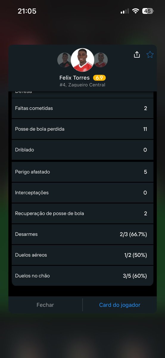 hazard_S2_'s tweet photo. @cartolafc Ta faltando um desarme do Félix Torres @cartolafc https://t.co/8OQPaE2lkU