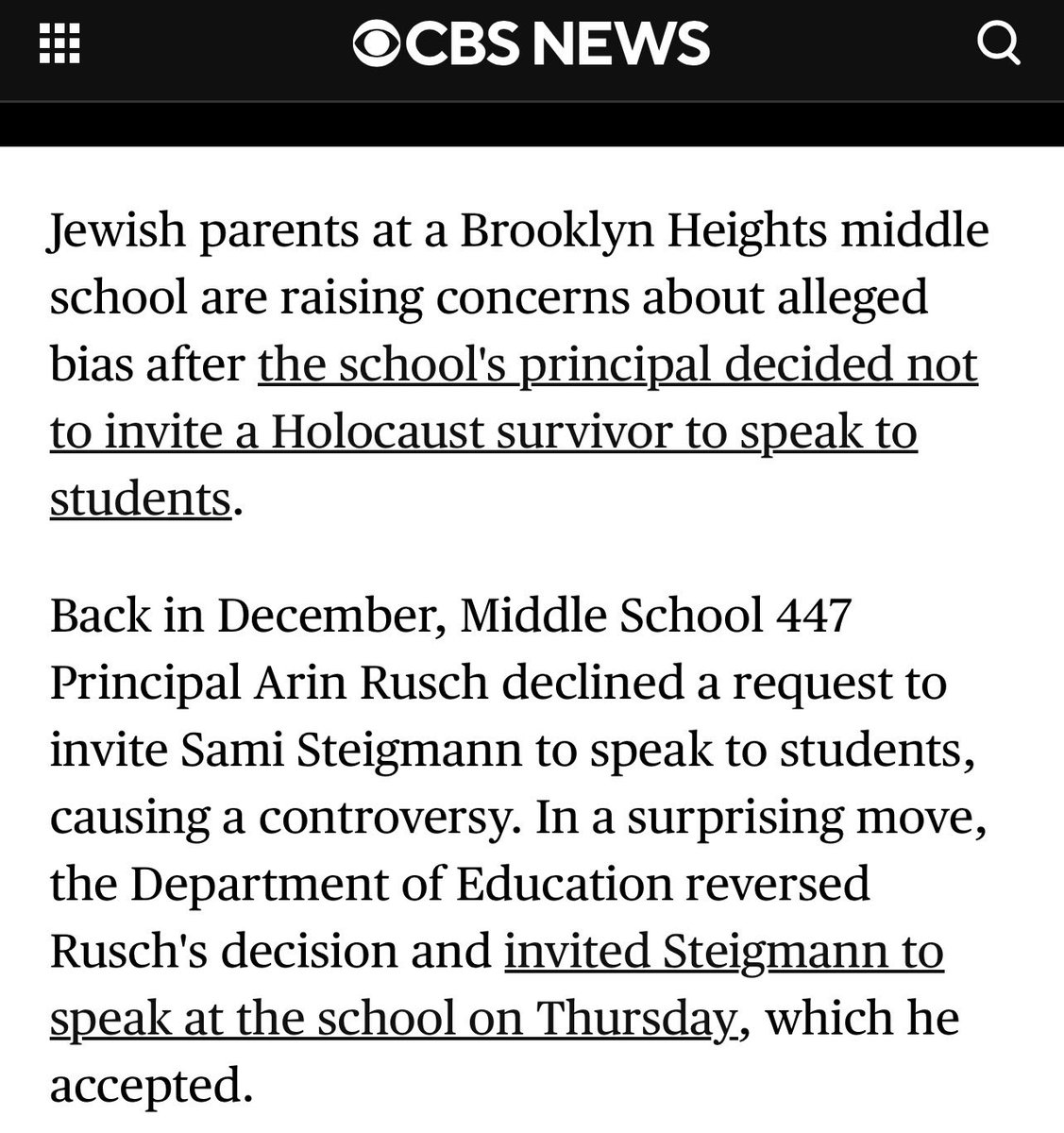 moshespern's tweet photo. MS 447 a Brooklyn middle @NYCSchools originally refused a Holocaust survivor over falsehoods but had no issue teaching @NYCMayor wife’s antisemitic artwork!! Help this make sense??? https://t.co/oJ2LroOH0K