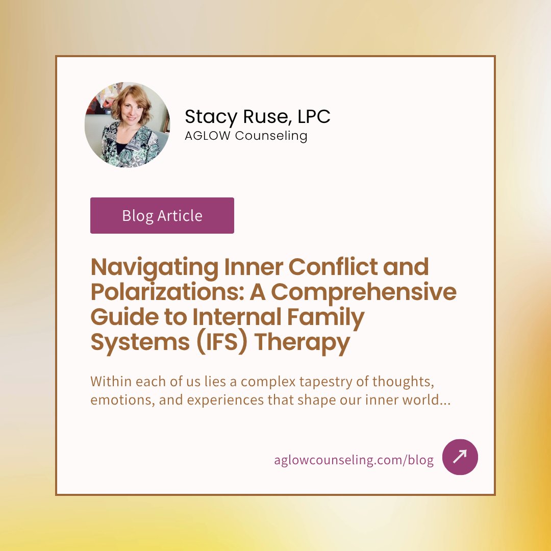 aglowcounseling's tweet image. Internal conflict is a polarization, not a flaw. Protective parts are working hard for your safety. Meet each part with curiosity to guide the system toward integration, instead of trying to overcome the conflict.
Explore the full guide: tinyurl.com/3bekby3h
#InnerHealing