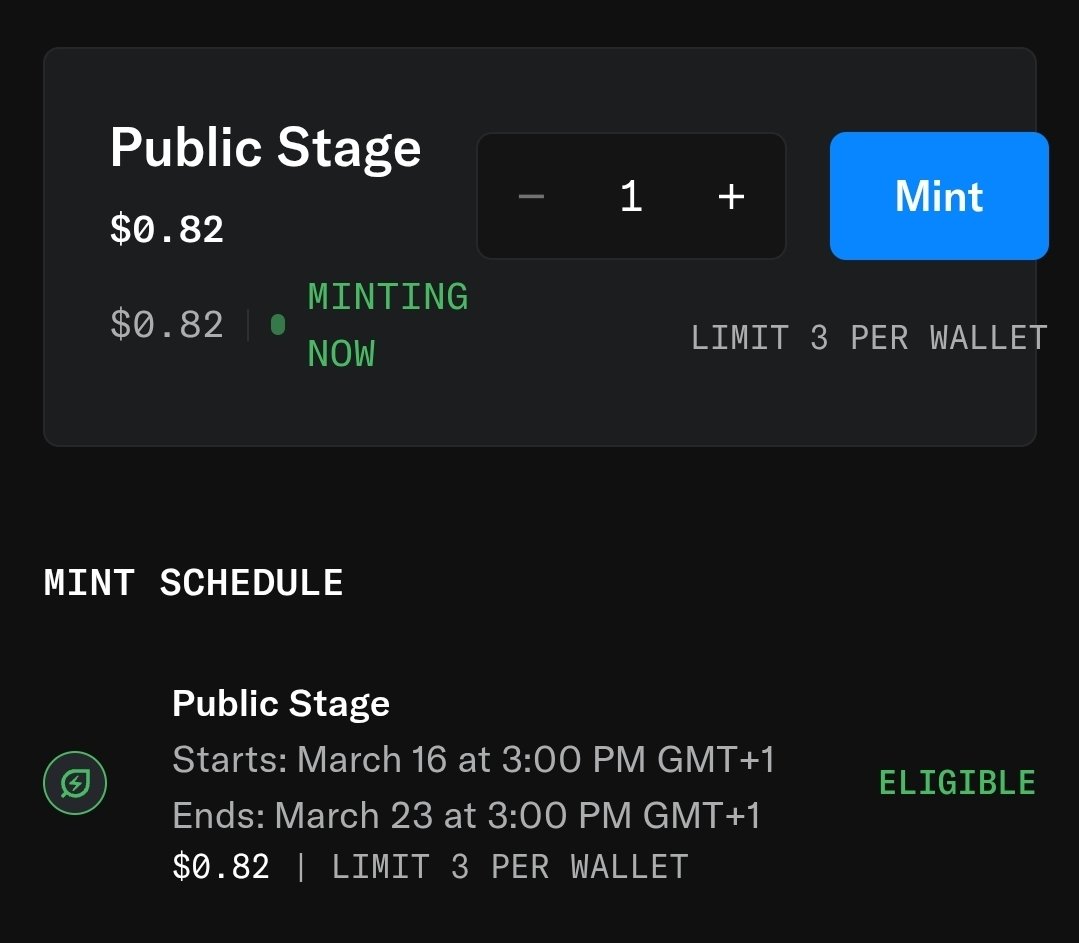 XPharmax's tweet photo. in the post @konnex_world made 3 days ago, it hinted at mint ending on the 23rd of march. 

now how tf is the mint still live? this literally confirms my suspicions.

at the current mint price of $0.82 multiplied by 96,000 mints, the wallet "AlphonB2" has received over $78,720. 

> the wallet's profile is hidden 
> mint is still live even after 12:00am
> no info/anti-fud post from team 

and all these adds up to why i think konnex isn't what it is. 

i just got access to opensea's api. 

let's find this wallet's onchain activity. 

i will share whatever i find.