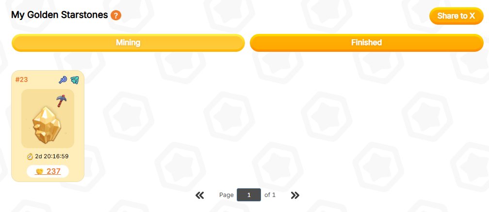 Anyone wants to assist in breaking my starstone? 😁

Mining Starstones and assisting with Heroes ⛏️
Don’t miss the chance to share 4,500,000 $ARCA in rewards!
<a href="/LegendofArcadia/">Legend of Arcadia | Tournament S5 - Coming 🔜</a>  #ARCA #GoldenBadge