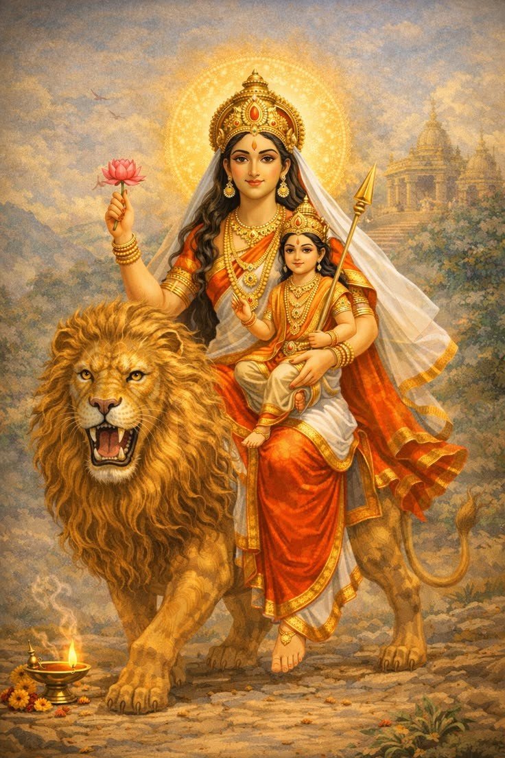 आदिशक्ति मां स्कंदमाता अलौकिक दिव्य दर्शन ❣️