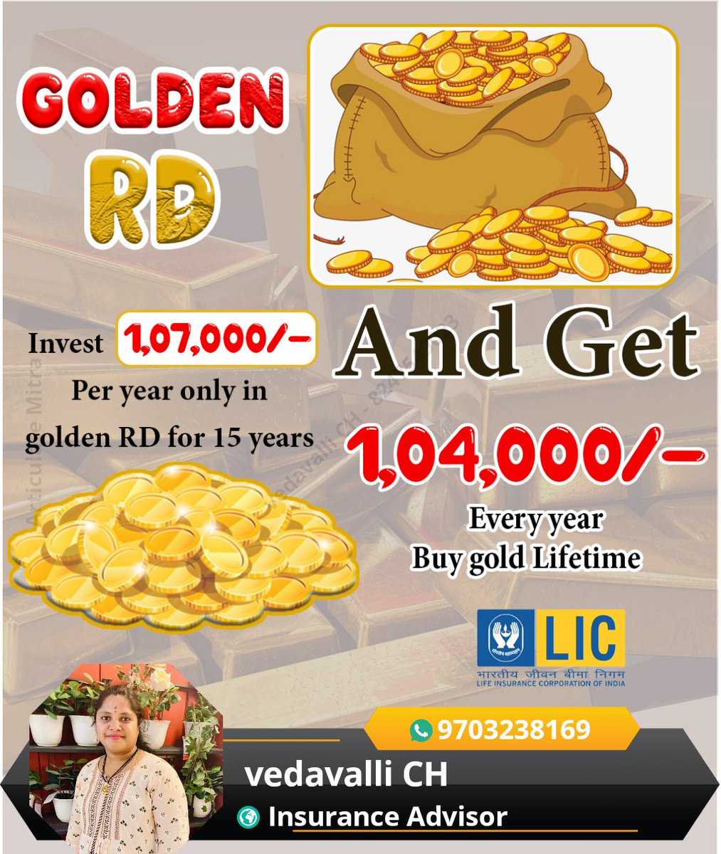 ursveda's tweet image. #LIC #JEEVANUMANG #GOLDENRD for Family