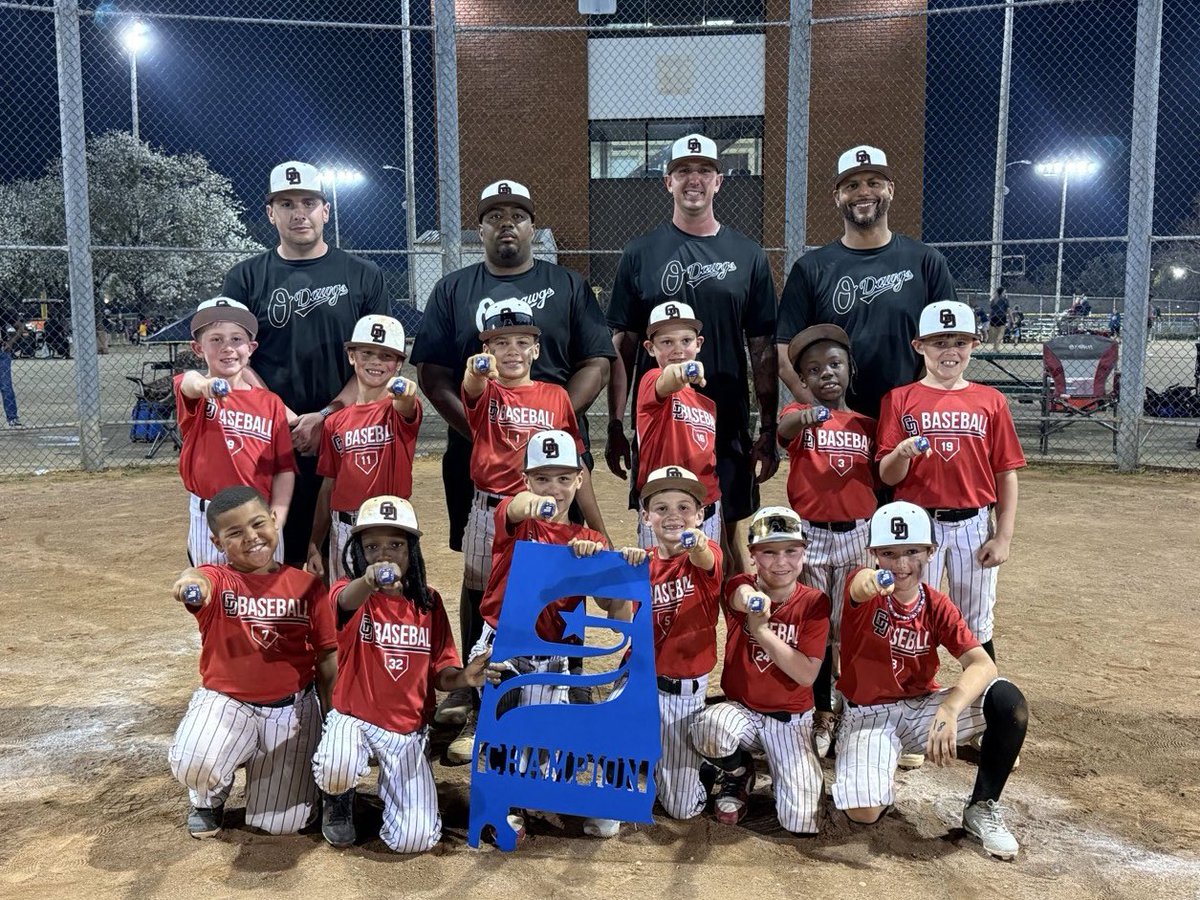ODawgsBaseball's tweet photo. O Dawgs 8U picked right back up where they left off in the Fall and went 4-0, outscoring their opponents 59-24, to take the GOLD in Montgomery. Another strong start to what will be a very fun season for the boys. #odawgsbaseball https://t.co/T2mdIlmEaa
