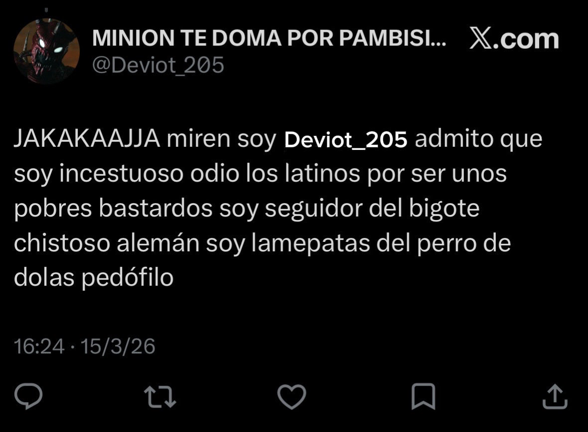 MINION TE DOMA POR PAMBISITO (Deviot 219) tweet media