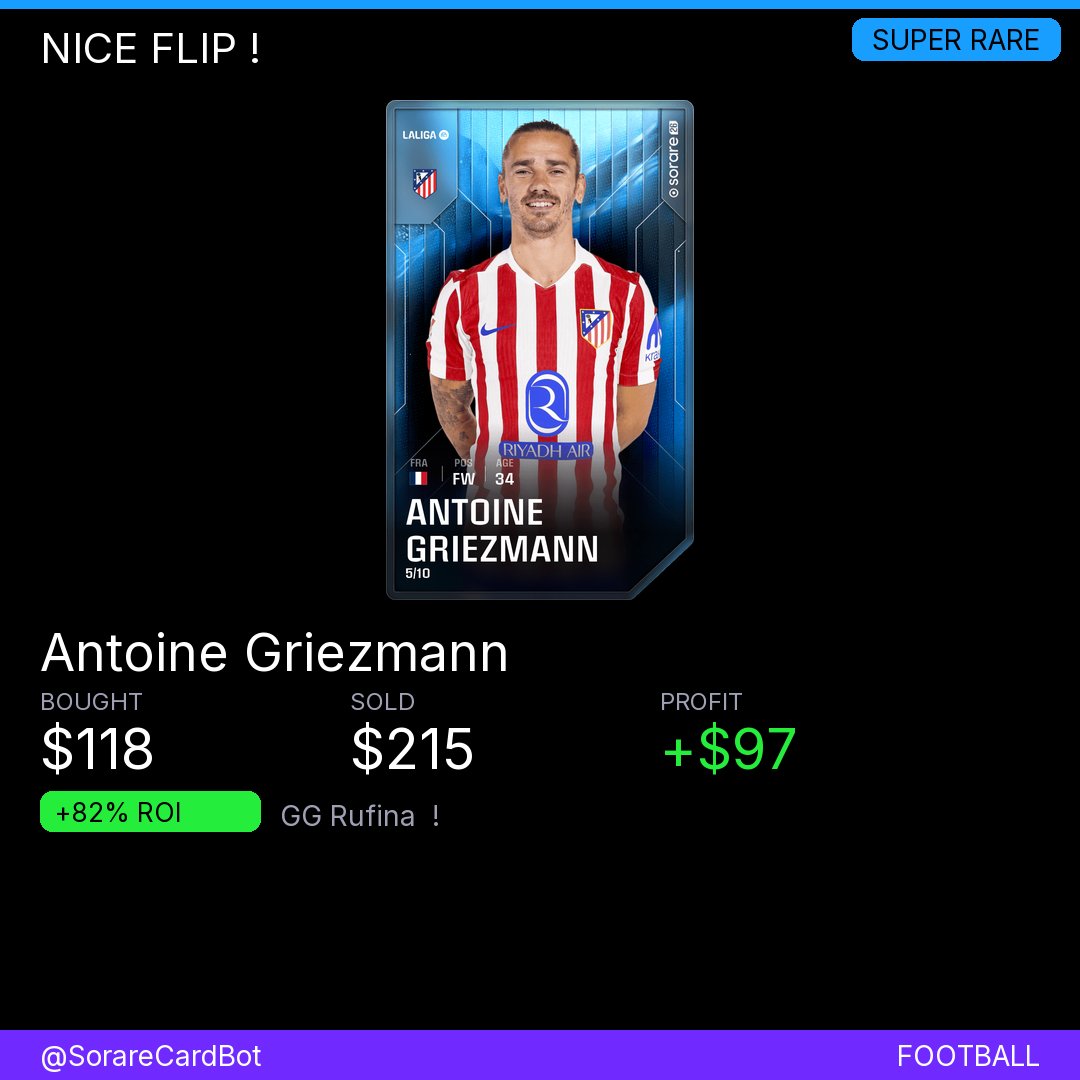 Sorare Alerts tweet media