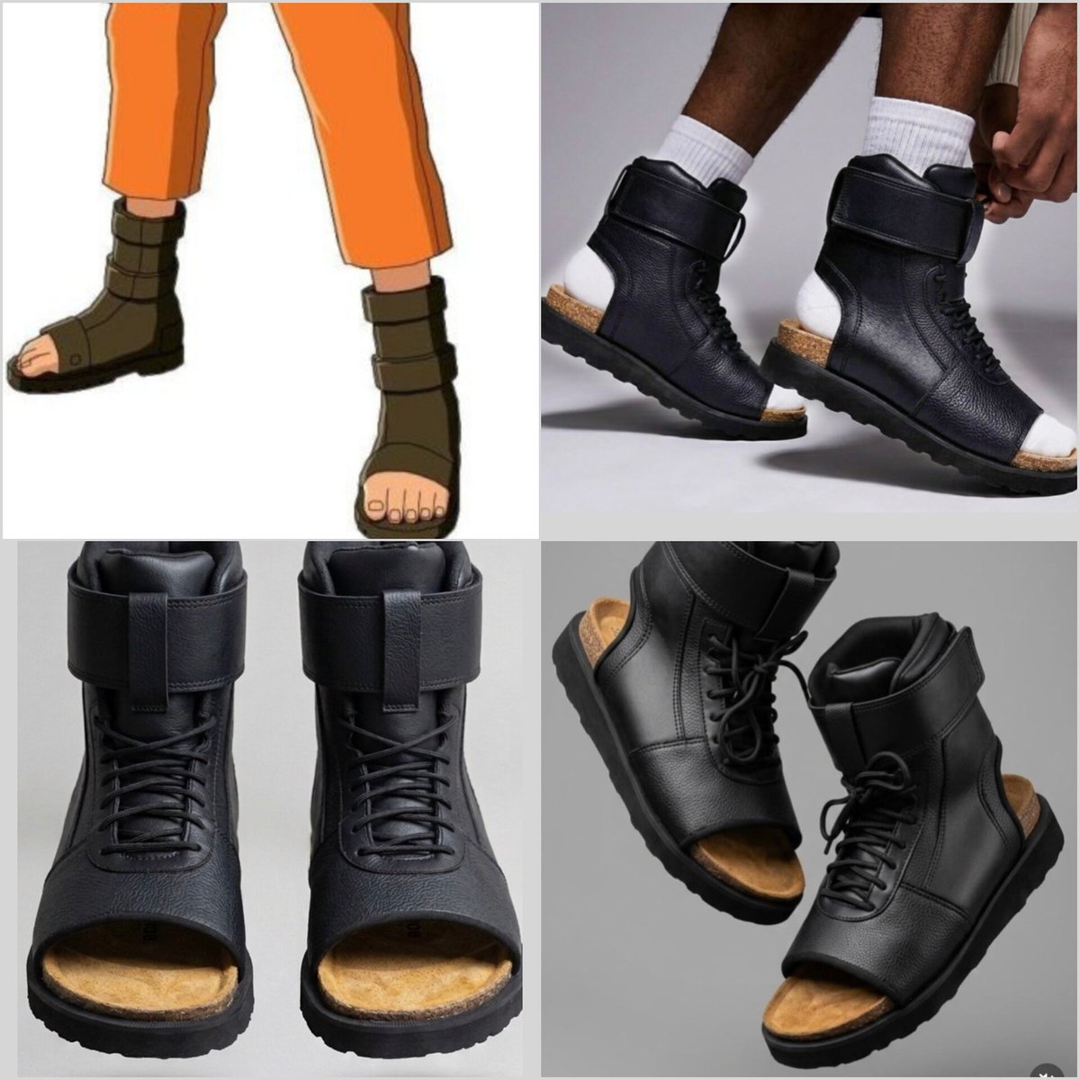 Shadow Sage's Naruto-inspired sneakers x sandals are breaking the internet. 😱🔥

Nigerian content creator, Shadow Sage is behind the revolutionary "Shinobi Sandals." His "Paradox 1s" fuse ninja aesthetics with modern high-fashion, turning Naruto &amp; Kakashi’s open-toed sandals