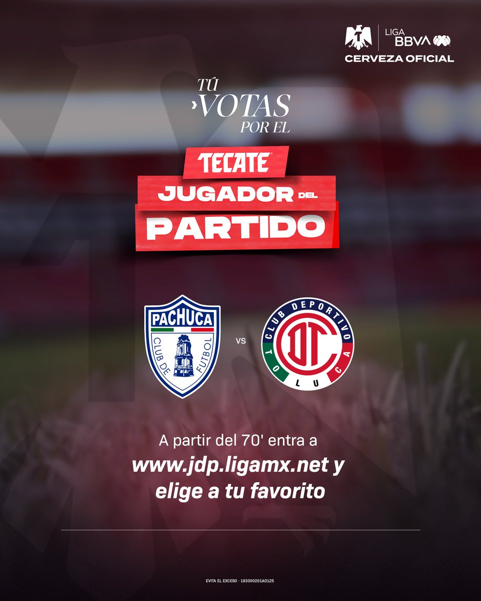 LigaBBVAMX's tweet photo. ¡Es tu momento! 🫵🗳️

Vota por el #TecateJugadorDelPartido aquí: https://t.co/tzQtydD7oI

Tienes hasta el 90' para participar.

@CervezaTecate | #TecatePorTi | #SANPUE #PACTOL https://t.co/nXxjtfzNeE