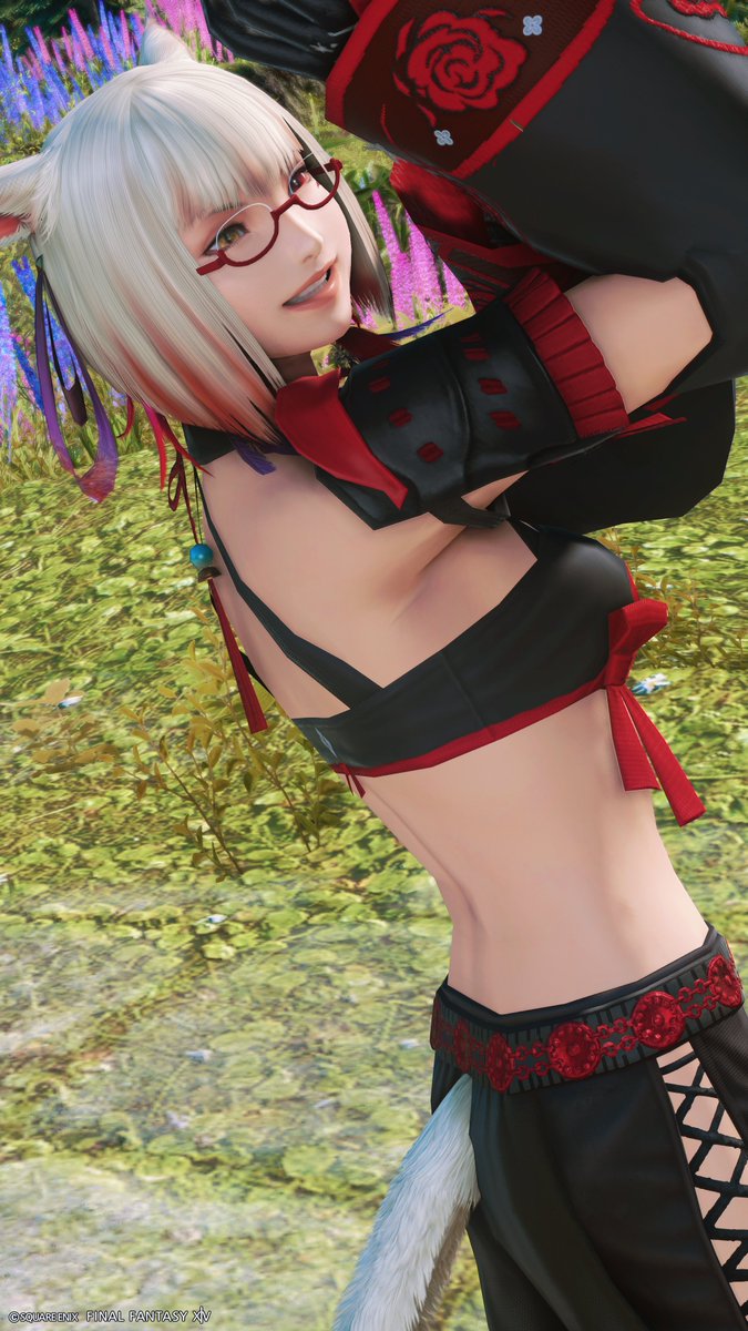 おはミコ〜🐾
4層ようやく時間切れ見た！！
早く帰って4層やりたーい！！！！！

#FF14 #FF14SS  
#おはミコ  #本日のミコッテ
#ミラプリ