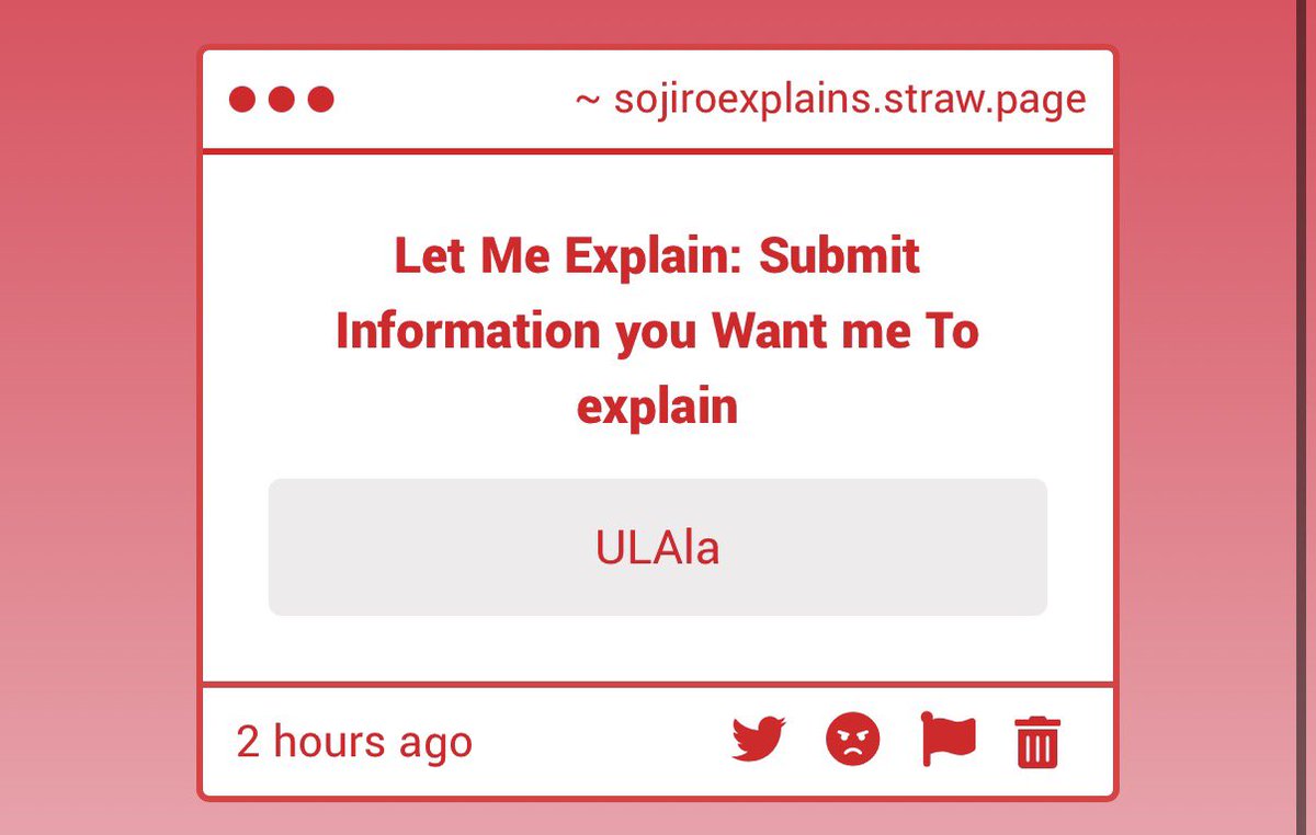 Sojiro Explains tweet media