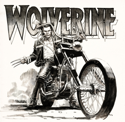CraigZablo's tweet photo. Wolverine on a Motorcycle by Dan Panosian! https://t.co/UwQvVL3yIR https://t.co/NMXM78eU9H