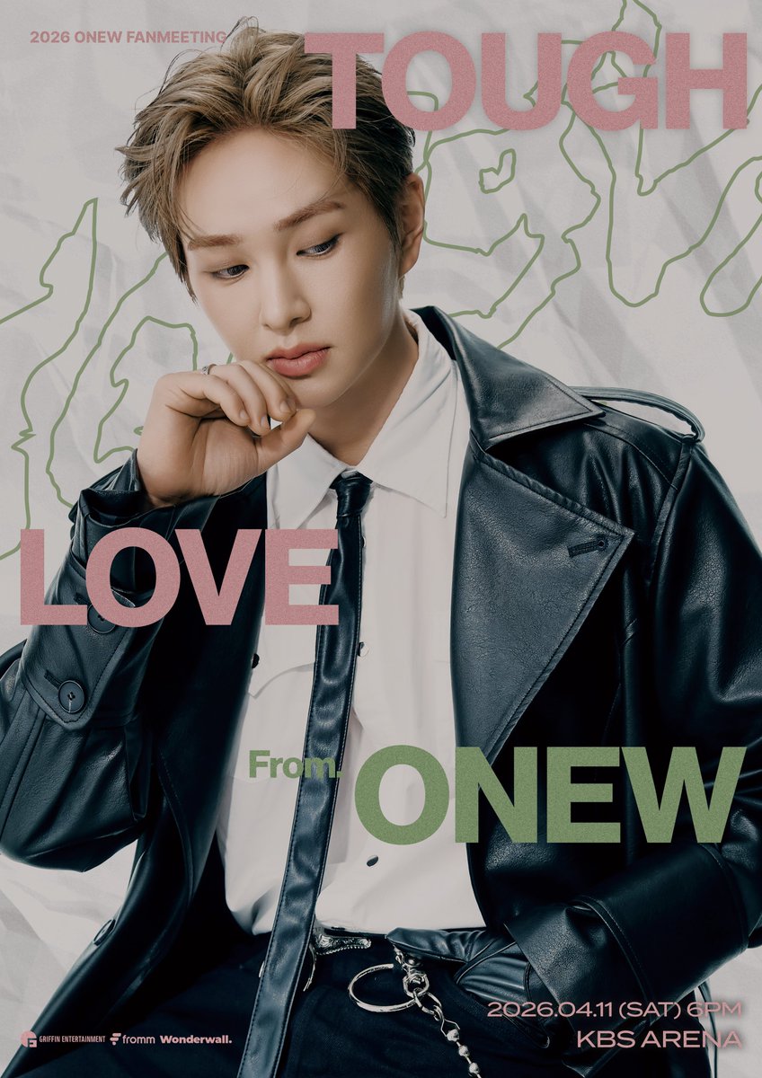온유, 4월 11일 서울 단독 팬미팅 ˙TOUGH LOVE˙ 개최..오늘 티켓 선예매

naver.me/xQJr6UnN 

#온유 #ONEW
#ONEW_TOUGH_LOVE #TOUGH_LOVE
#ONEW_TOUGH_LOVE_FANMEETING