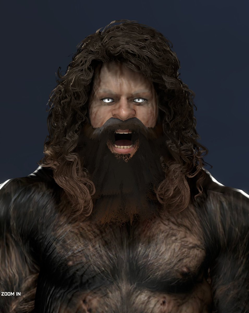 UncleCreepy's tweet image. That’s right! #bigfoot is available for download in #wwe2k26 and the #sixmilliondollarman is in a panic. Uploaded 2 versions of him. One the way I intended and 2 just the model with no moves, entrance, etc. Why? Because uploading in this game is a headache. #genx
