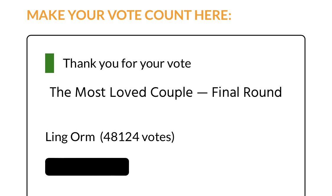 LingOrm Voting tweet media