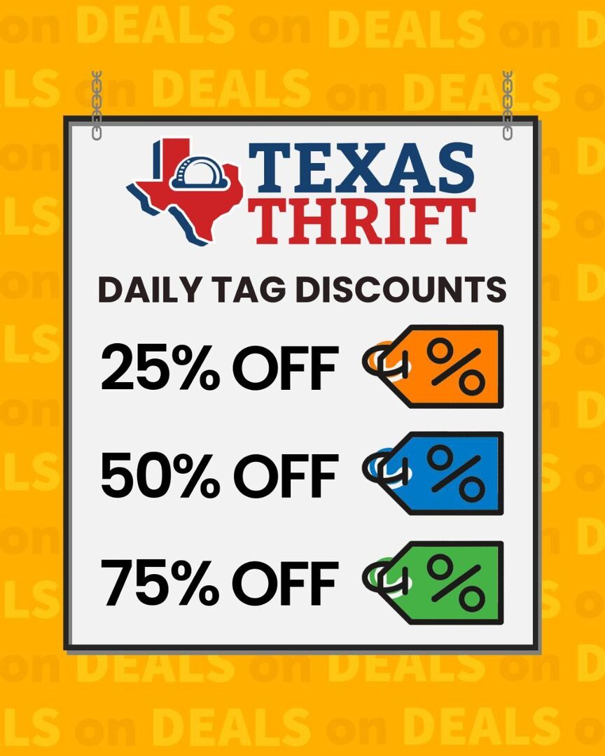 New color tag discounts are here — big savings await!