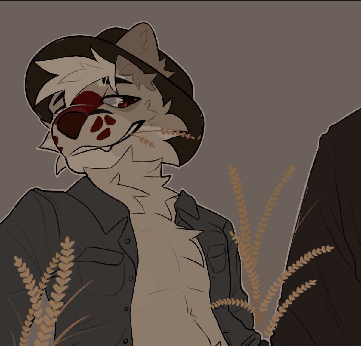 Wanna Sit next to him? :3 #furry #furryart #furryfandom #furryartist