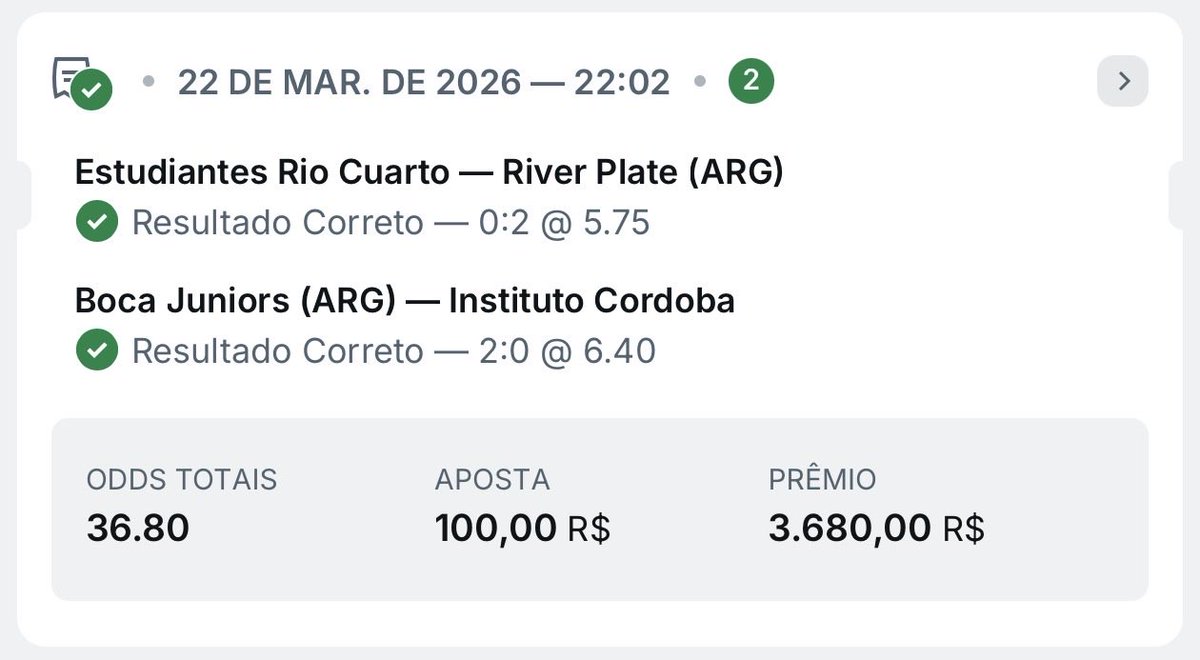 ODDS ALTAS 🐆 tweet media