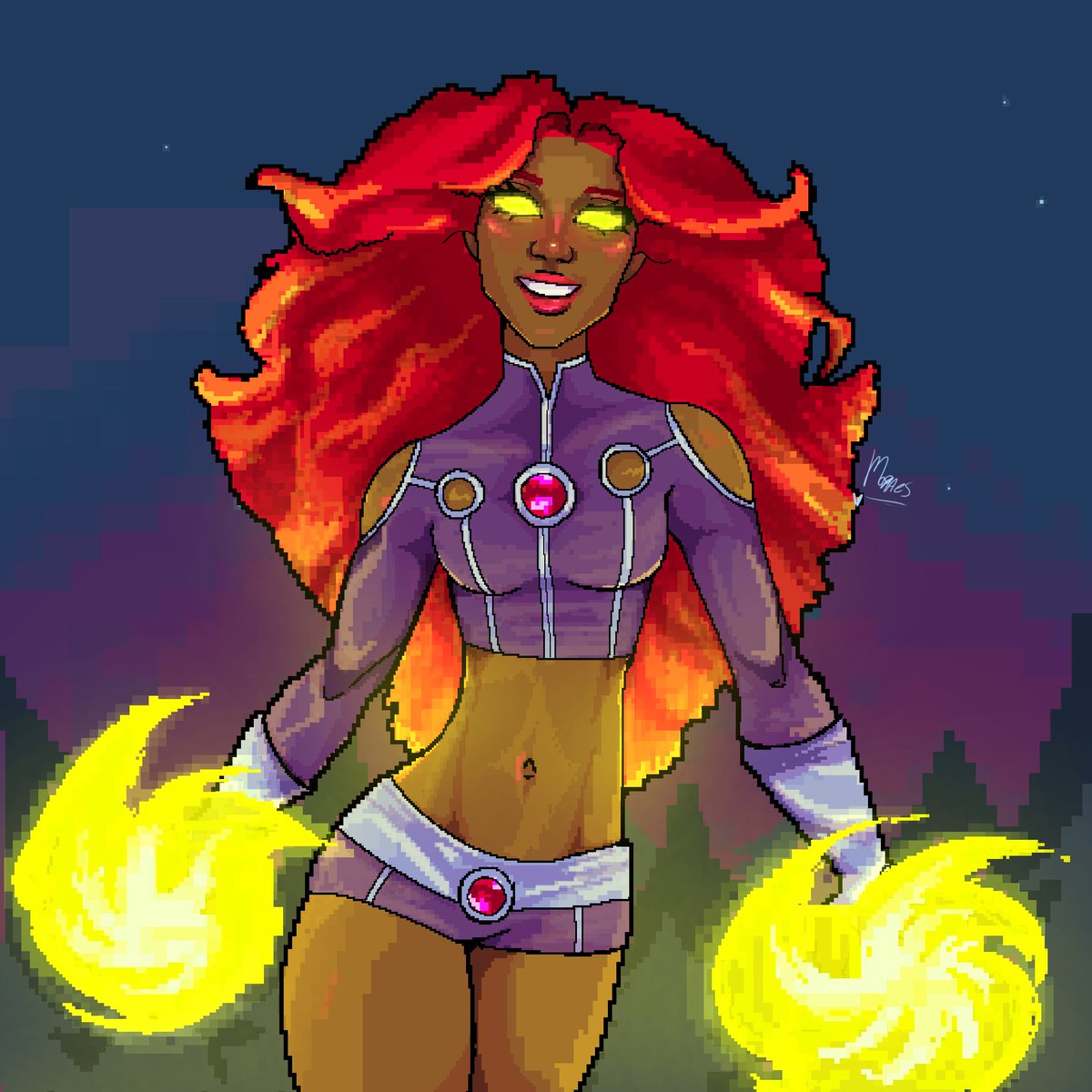 JillxBaby's tweet photo. Meio que arrasei nessa fanart da Starfire ❤️‍🔥

2020x2026 
#starfire #faanart #dccomics #artstyle #estelar #nightwing https://t.co/Cok61Upo3j