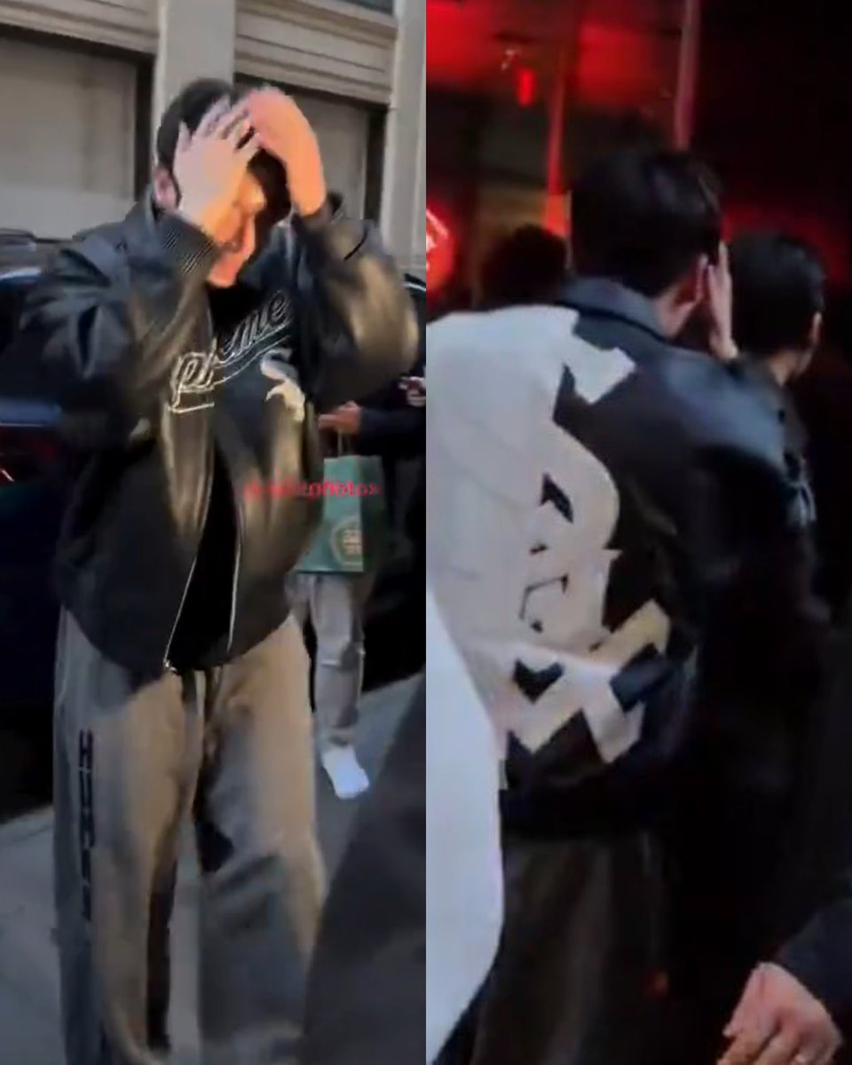 myu_kookv's tweet photo. JUNGKOOKS OUTFIT TODAY IN NY WOW https://t.co/ENShNpZTRj
