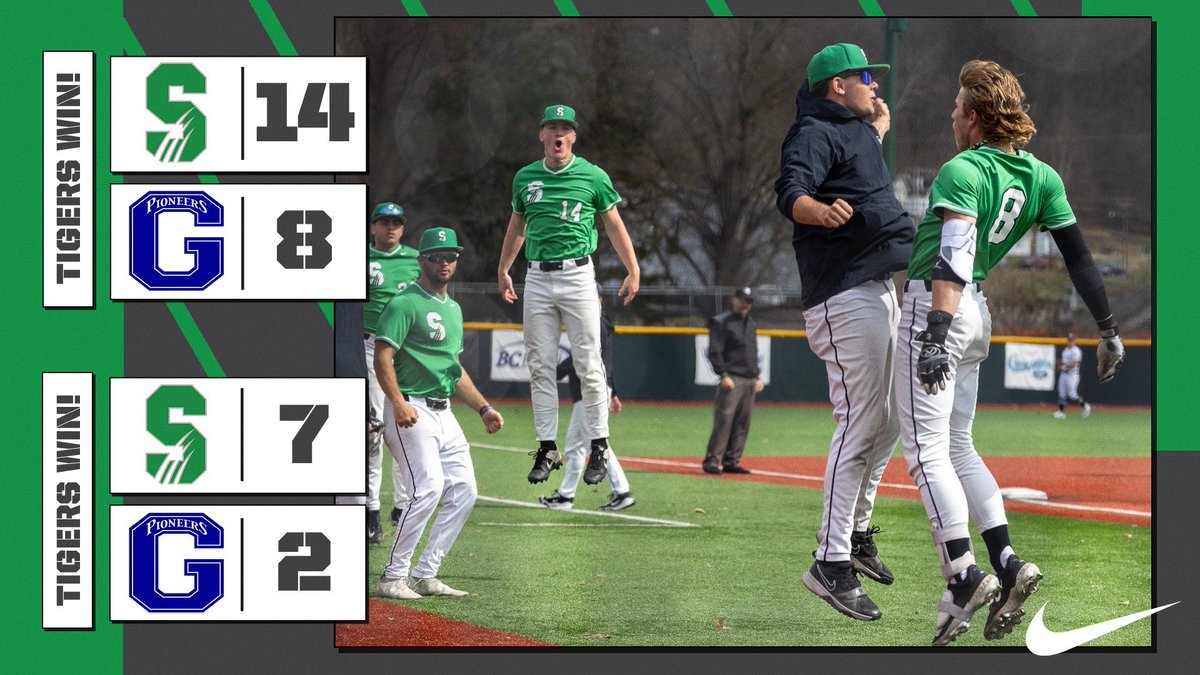 SalemBSBL's tweet image. 🐅Sweep The Day. Win The Weekend🐅

Savage &amp;amp; Allen earn scoreless frames in their returns to earn us our 6th consecutive winning weekend💪❗️

We return to The Frank this coming weekend to host WVSU &amp;amp; UC❗️

#FAMILY #GET2