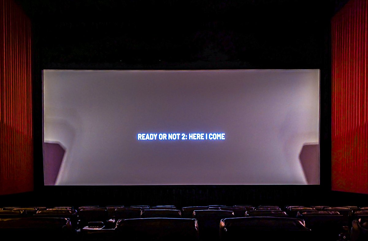 Hudgens's tweet photo. @elijahwood What a perfect tour de force job with the lawyer in Ready or Not, every scene was pure genre masterwork even when you had no lines. Bravo man.Seriously perfect. https://t.co/1PGcTgGXWb