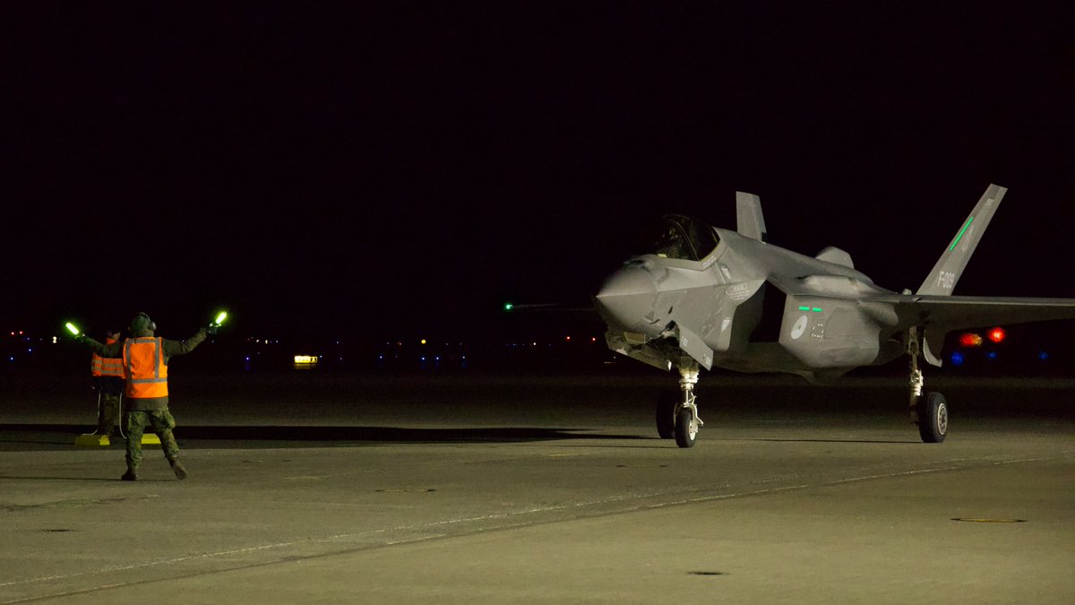 🇳🇱オランダ航空宇宙軍の、F-35戦闘機5機およびA330 MRTT（多用途空中