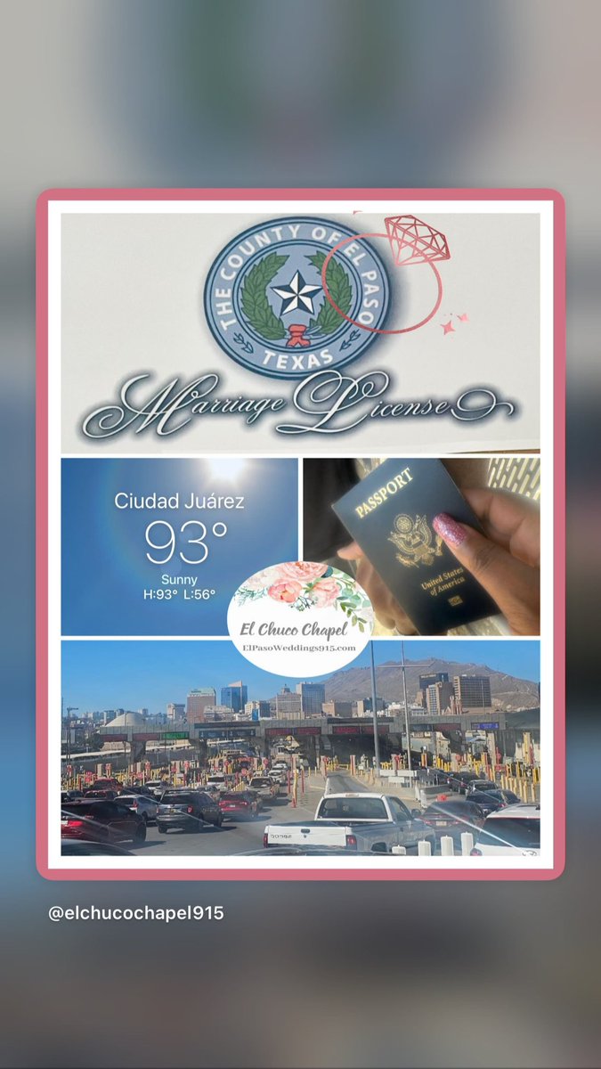 Always a Great Time when we are invited to wed / officiate on the Bridge 💕💍🎉Cheers to Forever, Lovebirds #March2026 #ElChucoChapel915 #spanishofficiant915